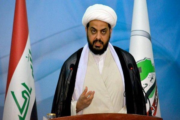 تاکید الخزعلی بر مخالفت با درگیری های مسلحانه در عراق تاکید الخزعلی بر مخالفت با درگیری های مسلحانه در عراق