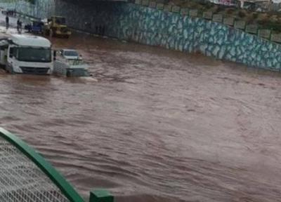 تبریز را آب برد، سیلاب در آذربایجان شرقی بدون خسارت جانی