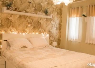 48 مدل کاغذ دیواری اتاق خواب [ فوق لوکس ] با رنگ شاد و زیبا ، 1400