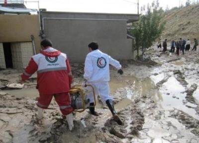 امدادرسانی نیروهای هلال احمر در 138 روستای سیل زده در کرمان