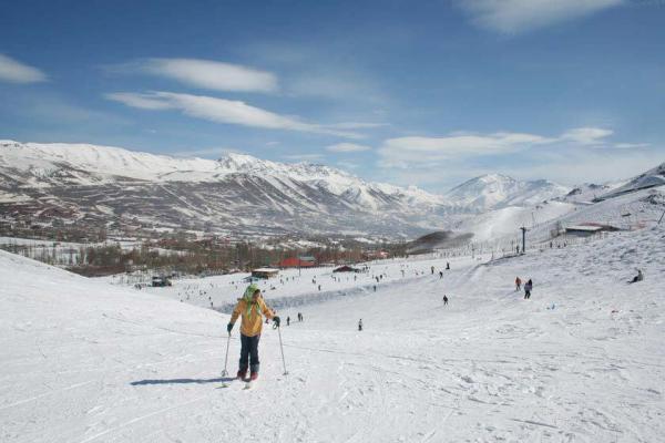 برگزاری پیست اسکی شیرباد در شهرستان چناران