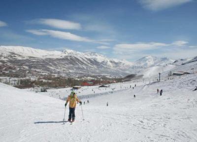 برگزاری پیست اسکی شیرباد در شهرستان چناران