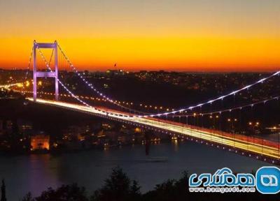پل سلطان محمد فاتح یکی از دیدنی ترین پل های استانبول به شمار می رود (تور استانبول)