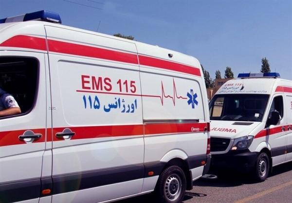 یک آمبولانس در اتوبان واژگون شد ، 2 نفر فوتی و مجروح